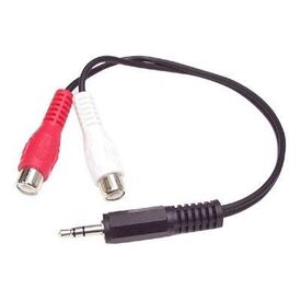 StarTech 15.24cm Audio Cable 3.5mm Male to 2x RCA