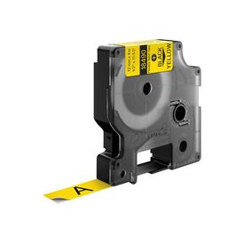 DYMO Nylon black on yellow Roll (1.2 cm x 3.5 m) 1 18490