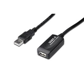 DIGITUS USB 2.0 Repeater Cable 15m active USB 2.0