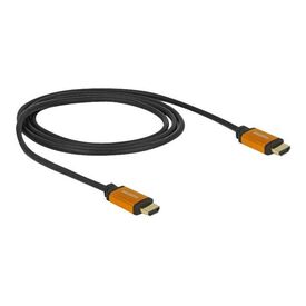 DeLOCK HDMI cable HDMI (M) to HDMI (M) 1 m triple 85727