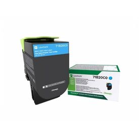 Lexmark X317 Cyan original toner cartridge LCCP, 71B20C0