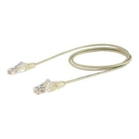 StarTech.com 2.5m CAT6 Cable Grey Slim   N6PAT250CMGRS