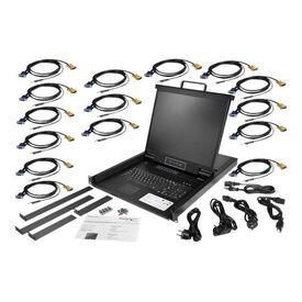 StarTech.com Rackmount KVM Console 1U 19in 16Port RKCONS1916K