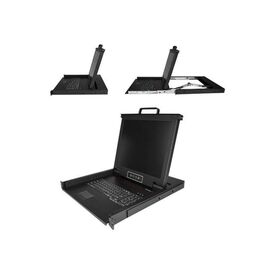 StarTech Rackmount KVM Console Single-Port with 17" LCD
