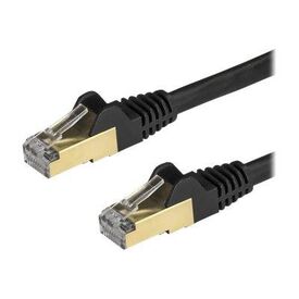 StarTech  CAT6a STP Cable 50cm Black 6ASPAT50CMBK