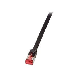 LogiLink SlimLine Patch cable CAT 6a 2 m RJ-45 (M) to RJ-45 Black CF2053S