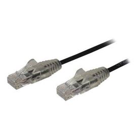 StarTech.com 0.5 m CAT6 Cable Slim CAT6 Black N6PAT50CMBKS
