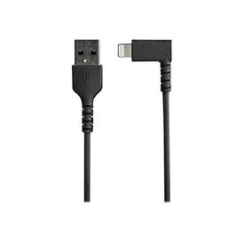 StarTech.com 1m3.3ft Angled Lightning to USB Black RUSBLTMM1MBR
