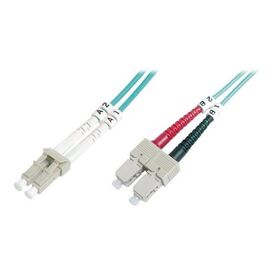 DIGITUS Patch cable LC multi-mode (M) to SC 10m aqua  DK-2532-103