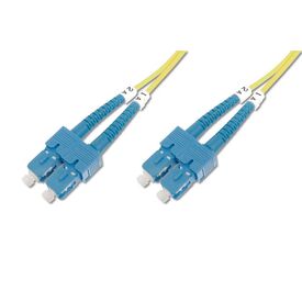 DIGITUS Patch cable SC single-mode (M) to SC 2m yellow