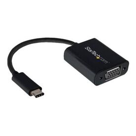 StarTech.com USB-C to VGA Adapter Black 1080p CDP2VGA