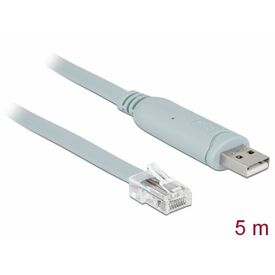 DeLOCK Serial cable USB (M) to RJ-45 (M) 5 m 63308