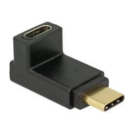 DeLOCK USB adapter USB-C (M) to USB-C (F) up-angled 65914