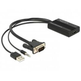 DeLOCK VGA to HDMI Adapter with Audio Video audio 62597