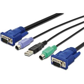 DIGITUS Octopus Keyboard video mouse (KVM) cable DS-19231
