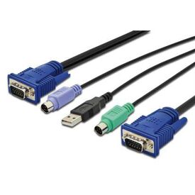 DIGITUS Octopus Keyboard video mouse (KVM) cable DS-19233