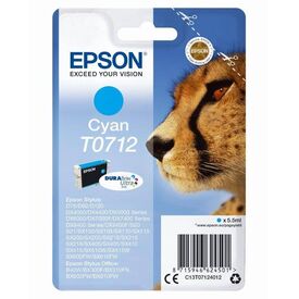 Epson T0712 5.5 ml cyan original ink C13T07124012