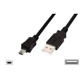 ASSMANN USB cable USB (M) to mini-USB AK-300108-010-S