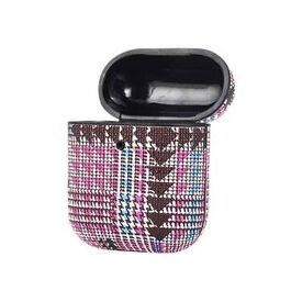 TERRATEC Air Box Case for earphones tartan pink  306853