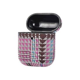 TERRATEC Air Box Case for earphones tartan pink  306853