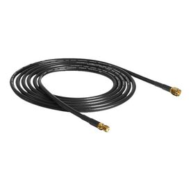 DeLOCK CFD200 Antenna extension cable SMA 2m black 88443