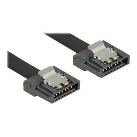 DeLOCK FLEXI SATA cable 50cm latched black 83841