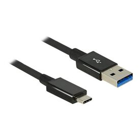 DeLOCK Premium USB Type A (M) to USB-C 1m black  83983