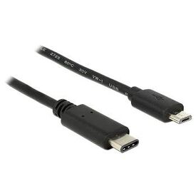 DeLOCK USB-C (M) to Micro-USB Type B (M) 1m black 83602