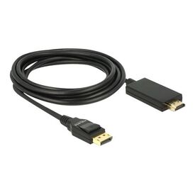 DeLOCK Video cable DisplayPort (M) to HDMI (M) 3 m 85318