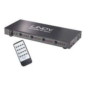 Lindy HDMI 4K UHD 4x4 Matrix Videoaudio switch 38152