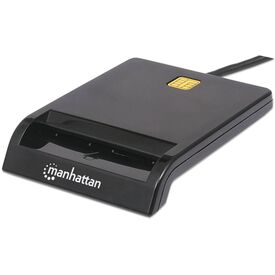 Manhattan USB-A Contact Smart Card Reader 102049