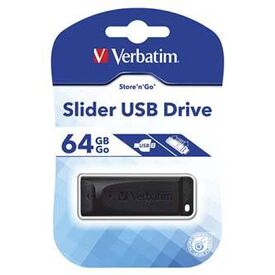 Verbatim Store 'n' Go Slider 64GB USB flash drive  98698