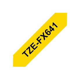 Brother TZe-FX641 Black on yellow Roll TZEFX641