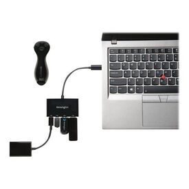 Kensington usb Hub USB-C CH1000  2 x USB 3.1 + 2 x  K39124EU