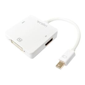 LogiLink Mini DisplayPort to DVI, HDMI, DisplayPort CV0045A