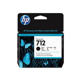 HP 712 80 ml black original DesignJet ink 3ED71A