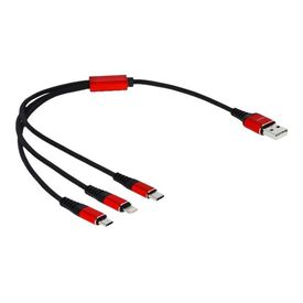 Delock 3 in 1 Charge-only cable USB male to 85891