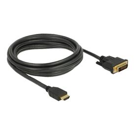 Delock Adapter cable DVI-D male to HDMI male 3 m 85655