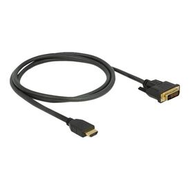 Delock Adapter cable HDMI male to DVI-D male 1 m 85652