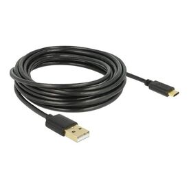 DeLOCK USB cable USB (M) to USB-C (M) USB 2.0 3 A 4m 83669
