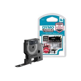 DYMO D1 Selfadhesive white on black Roll (1.2 cm x 3 1978365