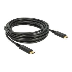 DeLOCK USB cable USBC (M) to USB-C (M) USB 2.0 3 A 4 m 83868