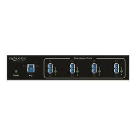 DeLock External Industry Hub 4 x USB 3.0 TypeA with 15 63309