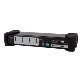 Equip Dual Monitor 4Port Kombo KVM Switch KVM audio USB 331544