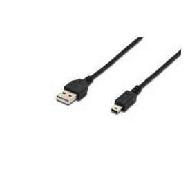 ASSMANN Basic USB cable miniUSB Type B (M)  AK-300130-018-S