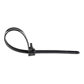 StarTech.com 12cm Reusable Cable Ties, 7mm wide CBMZTRB5BK