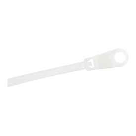 StarTech.com 20cm Cable Ties with Mounting Hole, CBMZTS10N8