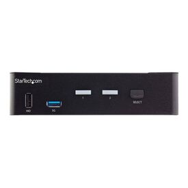 StarTech.com 2 Port HDMI KVM Switch, Single Monitor SV231HU34K6