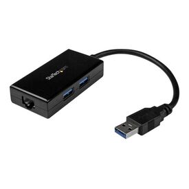 StarTech.com 2 Port USB 3.0 Hub with Ethernet USB USB31000S2