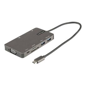 StarTech.com USB C Multiport Adapter, HDMI 4K 30Hz DKT30CHVSDPD